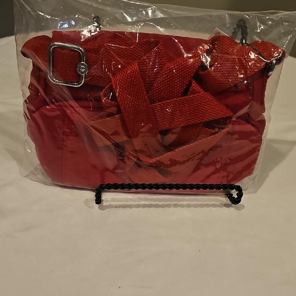 Kipling Red Crossbody Bag - Picture 3 of 8